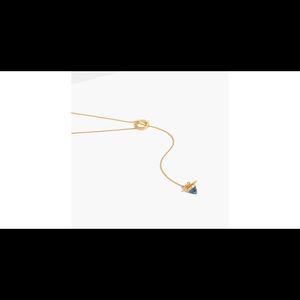 MADEWELL Lapis Drop Lariat Necklace